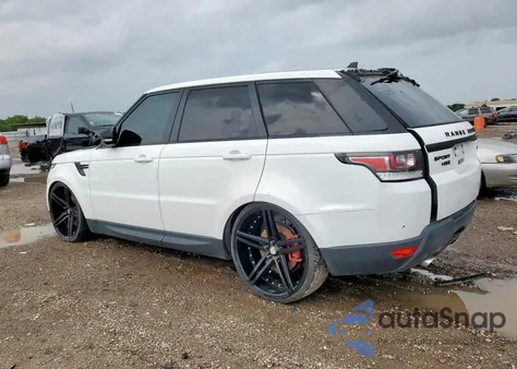 2016 Land Rover Range Rover Sport Hse из США, поврежденный, VIN SALWR2KFXGA637780